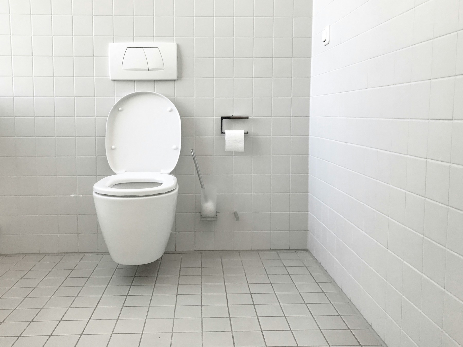 Toilette mit steigendem Wasserstand